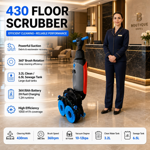 VOL Industrielle Professionelle Bodenreinigungsmaschine 150W Saugmotor 350 U/min Bürstengeschwindigkeit für Büro- und Turmböden - Product Image 1