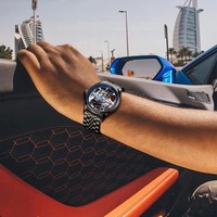 AILANG 8625 Top-Marke Skelett-Mechanische Herrenuhren Luxus Steampunk Transparente Hohle Automatikuhr Relogio Masculino