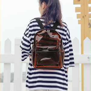 Biểu Tượng Tùy Chỉnh Kẹo Màu Sắc Rõ Ràng PVC Ba Lô Mochilas Trẻ Em Của Bookbag Cô Gái Schoolbag Trẻ Em Ba Lô Trong Suốt Trường Túi - Product Image 5