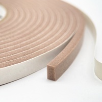 Tira de Sellado de Espuma de PVC Hermética de 3/16 Pulgadas de Espesor, Buena Compresión, Junta Adhesiva de una Sola Cara para Ahorro de Energía en Ventanas