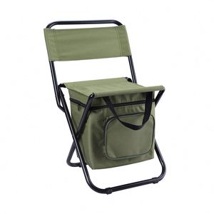 Tabouret pliant de pêche personnalisé avec logo imprimé, capacité 10L, chaise portable pour randonnée et pique-nique en extérieur avec sac isotherme - Product Image 4