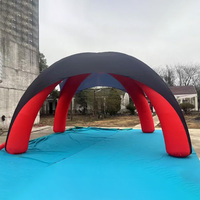Grande tente gonflable d'extérieur en forme d'araignée, dôme pneumatique pour événements sportifs