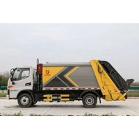 Camion compacteur de déchets Euro Standard JAC 4X2 6CBM, option LHD/RHD, véhicule de collecte des déchets pour l'Afrique et le Moyen-Orient