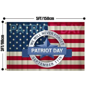 Drapeau mural 3x5 pieds du 11 septembre, décoration pour dortoir universitaire, chambre à coucher, salon, tapisserie pour affichage de chambre, accessoires - Product Image 3