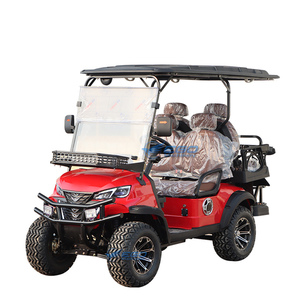 Carritos de Golf Eléctricos de Lujo de 4 Plazas con Dirección Asistida Eléctrica, Vehículo Utilitario para Hotel - Product Image 3