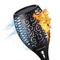 Lampe solaire à 96 LED, imperméable, éclairage d'extérieur, lampe en forme de torche, luminaire de paysage, idéal pour un jardin, livraison directe depuis l'usine