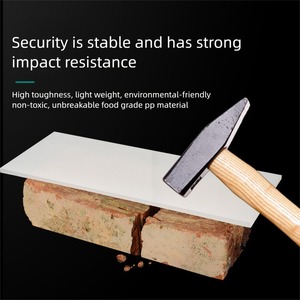 Planche de travail alimentaire en polypropylène résistant aux acides et aux alcalis, non toxique, isolante, anti-humidité, pour moule de presse à poinçonner, plaque arrière en PP - Product Image 5