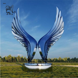 BLVE Grandes Sculptures Extérieures <span class=keywords><strong>Art</strong></span> Moderne Rue Décoratif Poli En Acier Inoxydable Tête De Mammouth Sculpture - Product Image 5