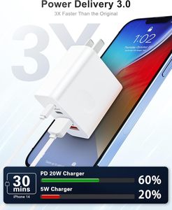 Caricabatterie da Muro USB C PD 100W 96W 67W, Adattatore di Alimentazione GaN a Ricarica Rapida per Macbook Air Pro, Dell, HP, <span class=keywords><strong>Lenovo</strong></span>, Asus, Acer, Dispositivi Mobili - Product Image 3