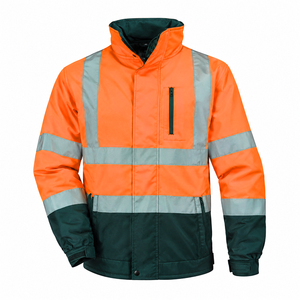 Chaqueta de Trabajo Reflectante al por Mayor, Ropa de Seguridad Personalizada para Trabajos en Exteriores, Construcción, Carreteras, Tejido Transpirable Resistente al Agua - Product Image 5