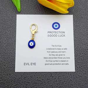 Llavero de Ojo Turco Azul, Amuleto de Protección y Buena Suerte para Coche, Bolso, Colgante, Joyería, Regalo para Mujeres y Hombres - Product Image 6