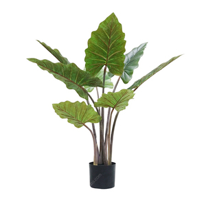 ต้นบอนไซเทียมสีเขียวพร้อมกระถางพลาสติกสี<span class=keywords><strong>ดำ</strong></span>สำหรับตกแต่งในบ้านกลางแจ้ง - Product Image 5