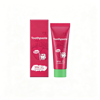 Dentifrice pour enfants aux saveurs personnalisées, sans fluor, nettoie les dents, élimine les taches jaunes, protège la santé bucco-dentaire