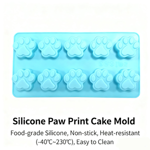 Disposable <b>Silicone</b> Kitchen Mold Irregular Shape Single Piece for <b>Baking</b> Cake Candy & Ice Tray Decoration - Product Image 3
