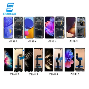 Pantalla LCD de teléfono de alta calidad reemplazo al por mayor Galaxy Z Flip 2 3 4 5g pantalla Z Fold 2 3 4 para Samsung LCDs