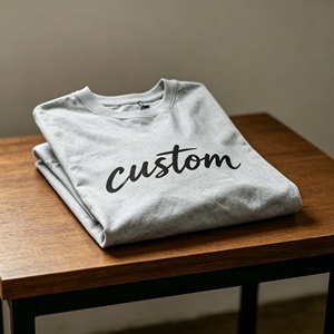 เสื้อยืดคอกลมแขนสั้นผู้ชาย พิมพ์ลายตัวอักษร สไตล์ลำลอง ทรงปกติ ผ้าคอตตอนเจอร์ซีย์ - Product Image 5