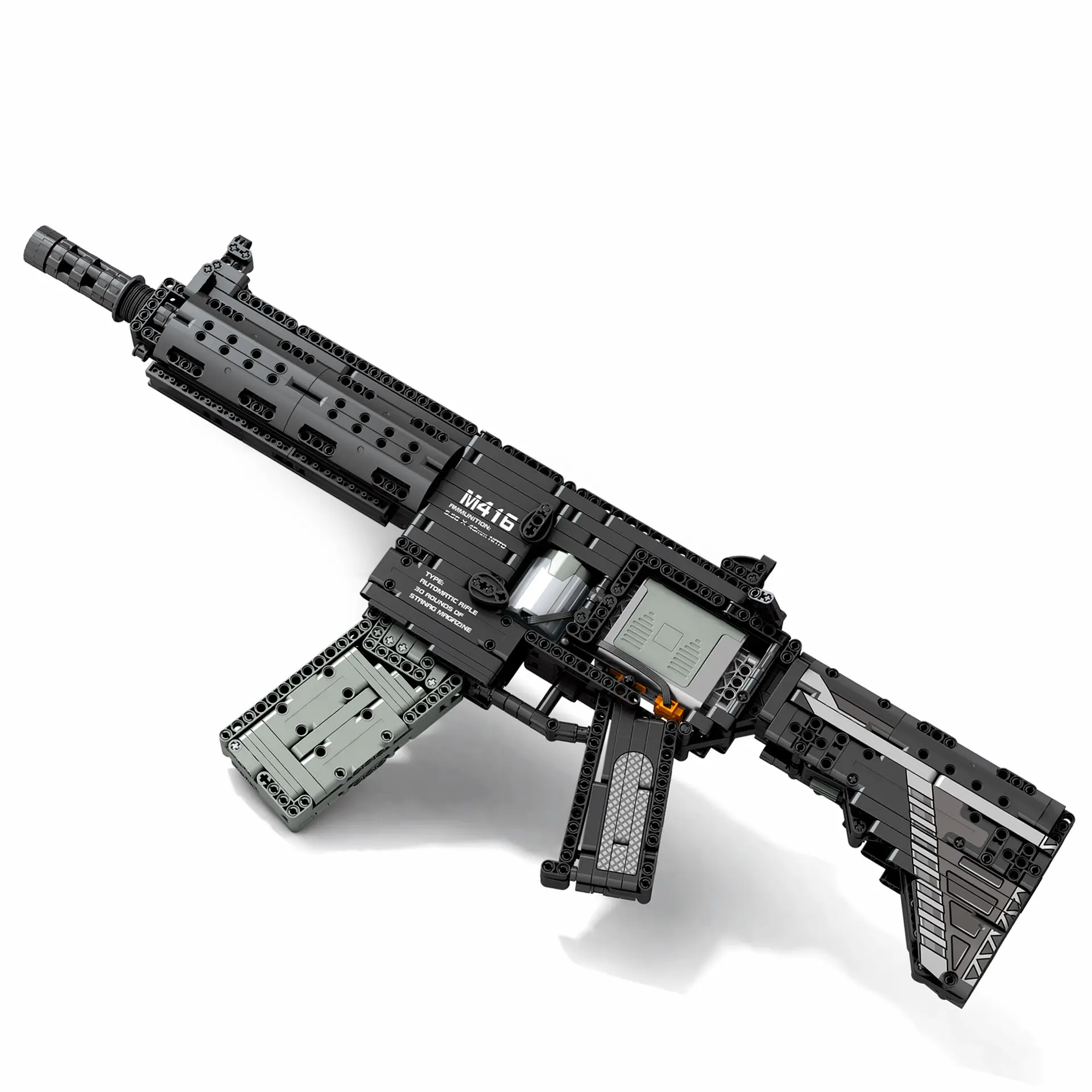 Конструктор Reobrix 77004, блочный пистолет, военный игрушечный набор, 2 мировая война, пистолеты, серия Moc, оружие, пистолеты, кирпичи, армейский солдат, игрушки для детей