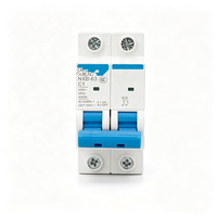 Disjoncteur miniature sur rail DIN de la série NXB de marque originale, NXB-40/63/125 1P 2P 3P 4P, interrupteur industriel, garantie 1 an