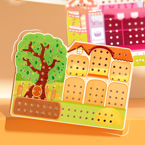 New Arrival Educational Montessori Toddler Educational Threading Toys 4 Styles Threading Rope Game for Children Boys Girls - Product Image 6