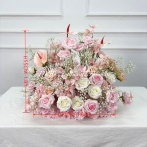 Decoraciones artificiales para el hogar, Bola de flores de tendencia, Bola de flores de seda realista artificial - Product Image 2