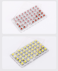 <span class=keywords><strong>AJAZZ</strong></span> AS001 Mechanische Spiele tastatur Gelber Absatz Roter Schalter Linearer Schalter für Tastaturen - Product Image 4