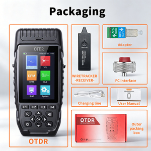 เครื่องทดสอบไฟเบอร์ออปติก GOYOJO 1310/1550nm OTDR 24/22dB พร้อม VFL OPM OLS RJ45 แผนที่เหตุการณ์ สำหรับการทดสอบสายไฟเบอร์ 3-64 กม. - Product Image 6