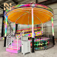 Manège Nova Rides : Swing Rotary Disco Tagada, Crazy Disco Tagada à vendre, DT-20-Roof Electric Disco Tagada Ride