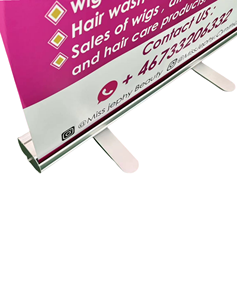 HD in kỹ thuật số không thấm nước đứng Polyester màn hình cuộn lên biểu ngữ triển lãm thương mại cuộn lên biểu ngữ <span class=keywords><strong>Flex</strong></span> đứng biểu ngữ cuộn lên - Product Image 3