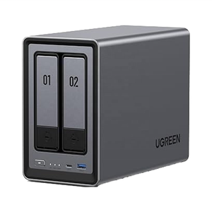 Ugreen NAS dxp2800 2-bay Máy tính để bàn NAS, Intel N100 Quad-core CPU, 8GB DDR5 RAM, 2.5gbe, 2 * M.2 khe NVMe, 4K ,(không đĩa) - Product Image 1