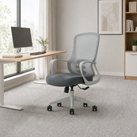 Chaise de bureau exécutive pivotante contemporaine, robuste, ergonomique, avec accoudoirs réglables, imperméable, en nylon, pas cher, pour salles d'attente