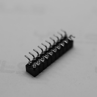 Conector Tipo SMT Espaciado 2,0mm Altura 2,8mm Posiciones 02P-40P Conector de cabezal de PIN redondo hembra para placa PCB