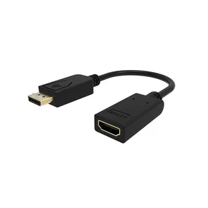 HDMI-DPアダプターオス-メスアダプターケーブルコンバーター、解像度レート4k 30HZ