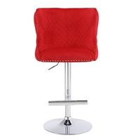 Tabouret de bar pivotant moderne de luxe, style nordique, tissu, hauteur réglable, tabourets de bar contemporains