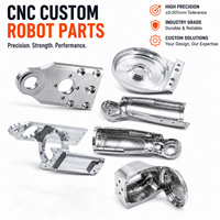 OEM ODM CNC Torna Frezeleme İnsansı Robot Yapısal Parçaları Tek Noktadan Robotik Metal Bileşen Çözümü