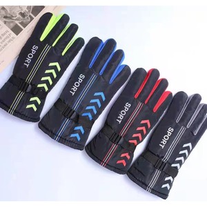 Gants de cyclisme d'hiver pour hommes, doublure polaire épaisse, chauds, pour vélo électrique et moto, pour l'extérieur - Product Image 1