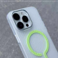 Convient à l'iPhone 16 Pro Max Question Mark Magnetic Phone Case Apple 15 Creative Frosted PC Sheath