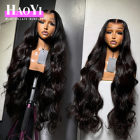 Perruques Lace Front HD 13x4 en Cheveux Humains 100% Naturels, Texture Brillante, Ondulation Épaisse et Volumineuse, Sans Chute, Sans Enchevêtrement, pour Femmes Magnifiques