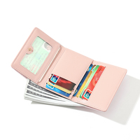 Dompet Wanita Lipat Tiga Motif Kucing Lucu Gaya Baru TAOMICMIC, Dompet Pendek 2 in 1, Tempat Kartu, Tersedia Grosir