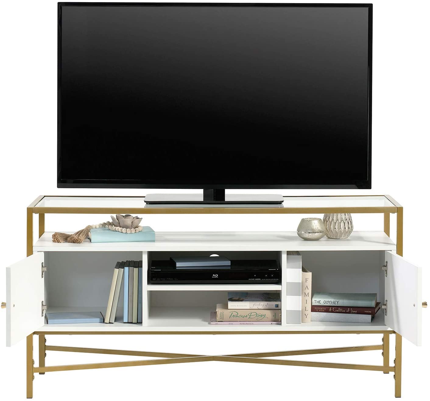 Glossy Master Bedroom TV Cabinet Adjustable Luxury Modern Living Room Furniture OEM