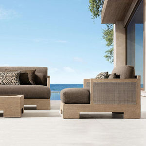 ชุดโซฟาไม้สักสำหรับสวนกลางแจ้งสุดหรูทันสมัย - Product Image 6