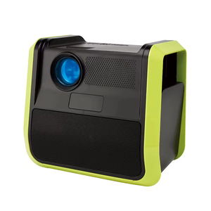 Proyector Cúbico Verde y Negro, Diseño Elegante con Contraste, Resolución 640x480, 2 Horas de Reproducción con Batería, Altavoz Integrado - Product Image 1