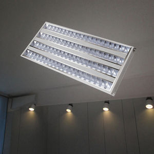 Yüksek güç 54W LED T5 floresan lamba 1200*600 ofis ızgarası Troffer ışık mükemmel bir fiyata - Product Image 2