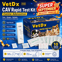 Test antigénique du virus adéno-virus canin CAV-I Ag, kit de diagnostic rapide vétérinaire