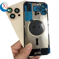 Remplacement de batterie arrière boîtier en verre cadre de porte arrière plaque métallique avec couvercle d'objectif de caméra pour iPhone 16Pro Max 16 Plus