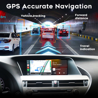Pantalla táctil de 10,25 pulgadas Android 14 navegación GPS WIFI GPS reproductor Multimedia para coche DVD Radio para Lexus RX 2009-2014