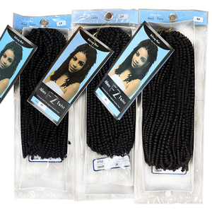 Cabello Natural de 10 Pulgadas y 175g, Cabello Afro Rizado y Elástico, Micro Locs, Cabello para Crochet, Extensiones de Cabello para Trenzas - Product Image 1