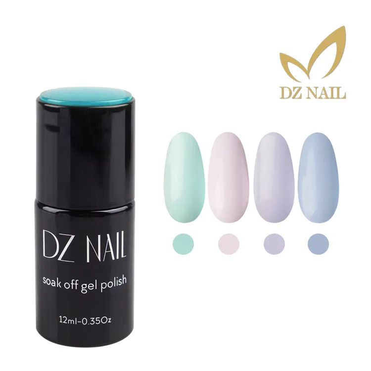 Esmalte de unha ecológico dz, primavera verão gel colorido uv de 12ml 15ml