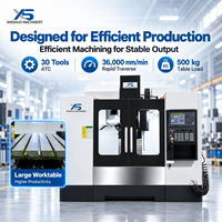 Centre d'usinage vertical CNC 3 axes CV-855A, commande FANUC, BT40, 12000 tr/min, fraiseuse robuste pour la découpe des métaux
