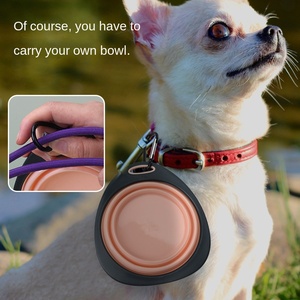 Bol pliable portable pour animaux de compagnie, bol à nourriture pour chiens et chats, pour l'extérieur - Product Image 3