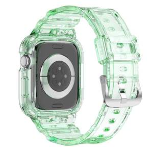 New Arrive TPU <b>Watch</b> Strap for Apple <b>Watch</b> S10 S11 42mm 46mm Anti-Drop Charm Integrated Transparent Glitter <b>Watch</b> Band - Product Image 6